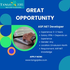 ASP.NET Developer Ernakulam Fresher IT Job