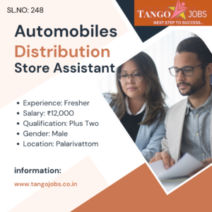 Store Assistant Palarivattom Automobile Distribution Job
